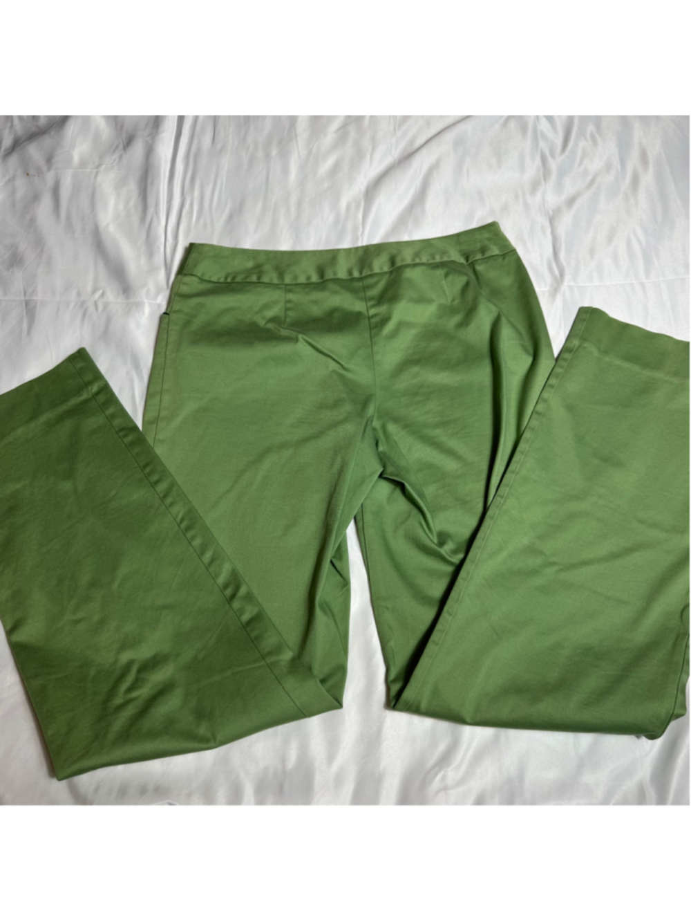 Women's George Green Stretch Trousers Size 6 - Picture 6 of 7